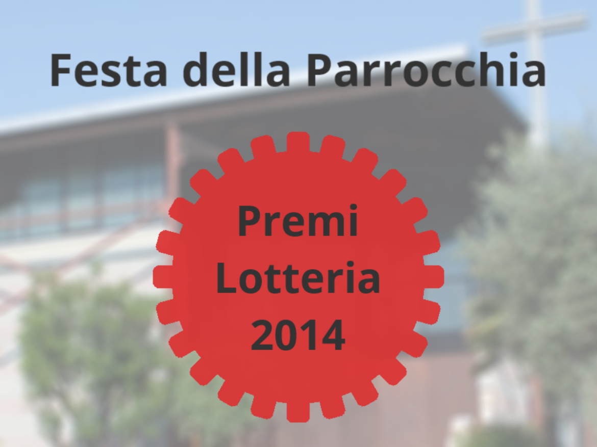 Premi Lotteria 2014